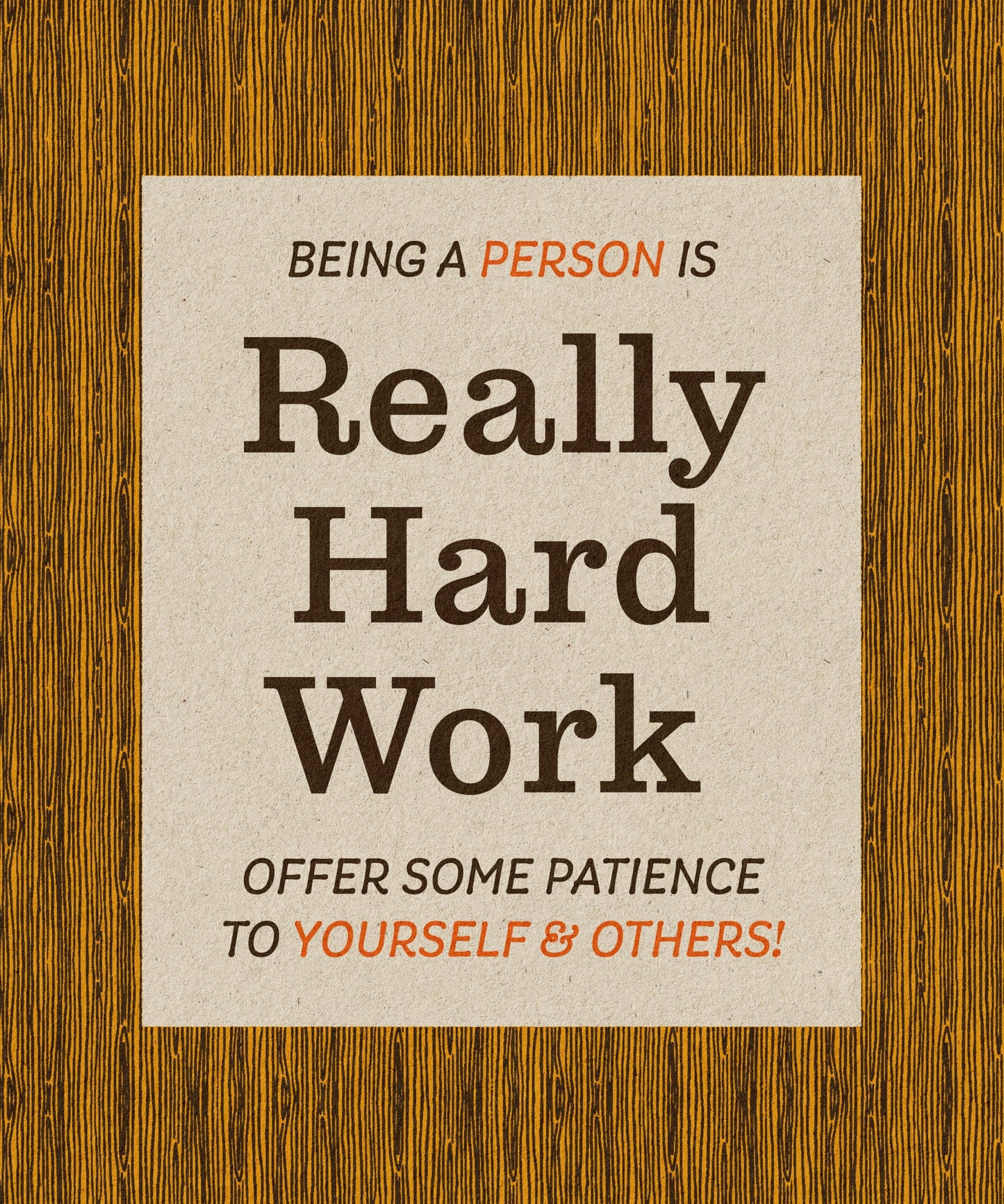 Really Hard Work Print