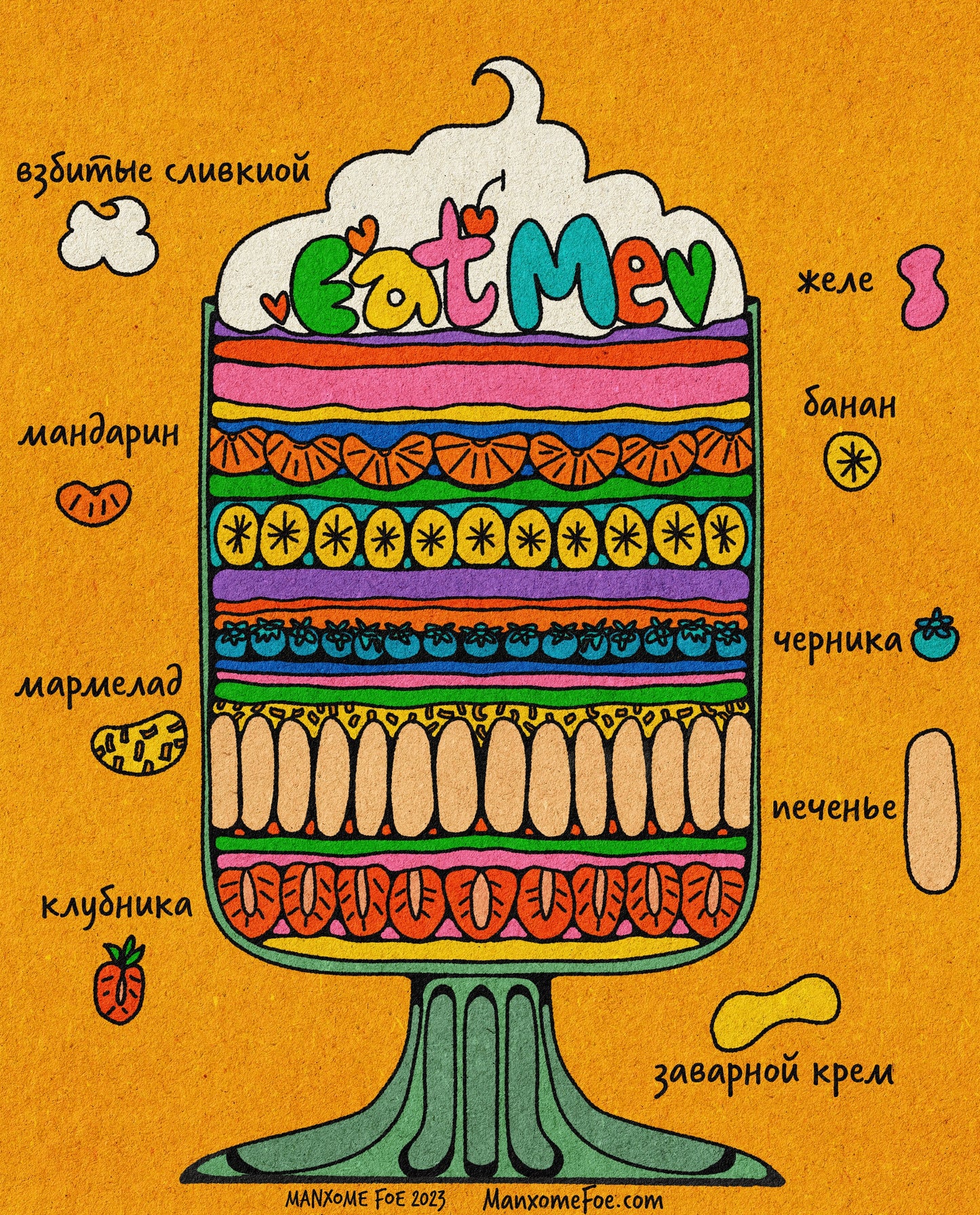 Towering Trifle Print