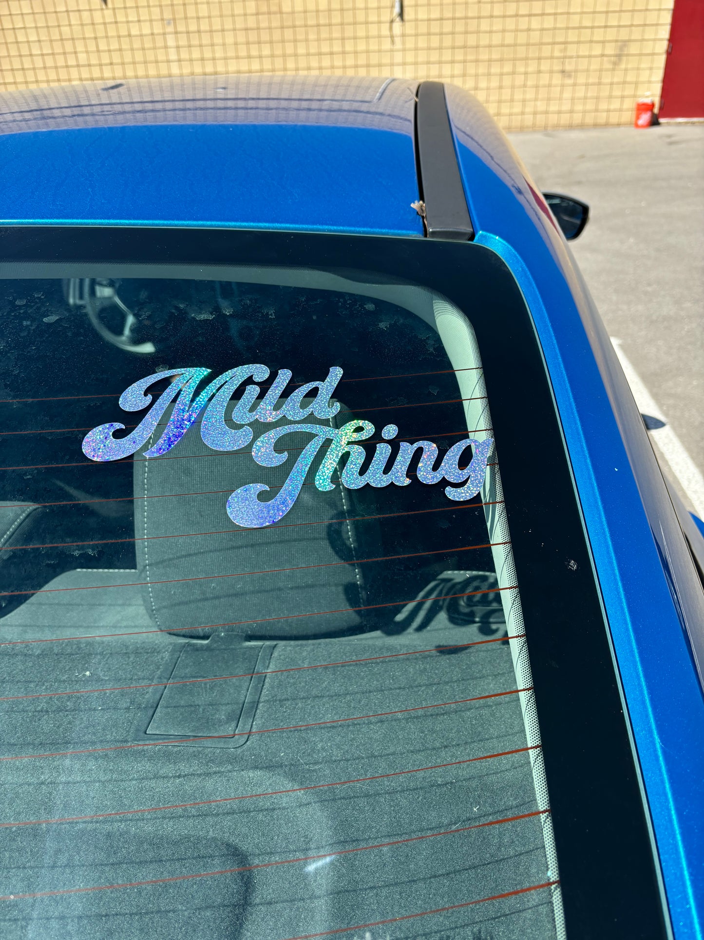 Mild Thing Decal