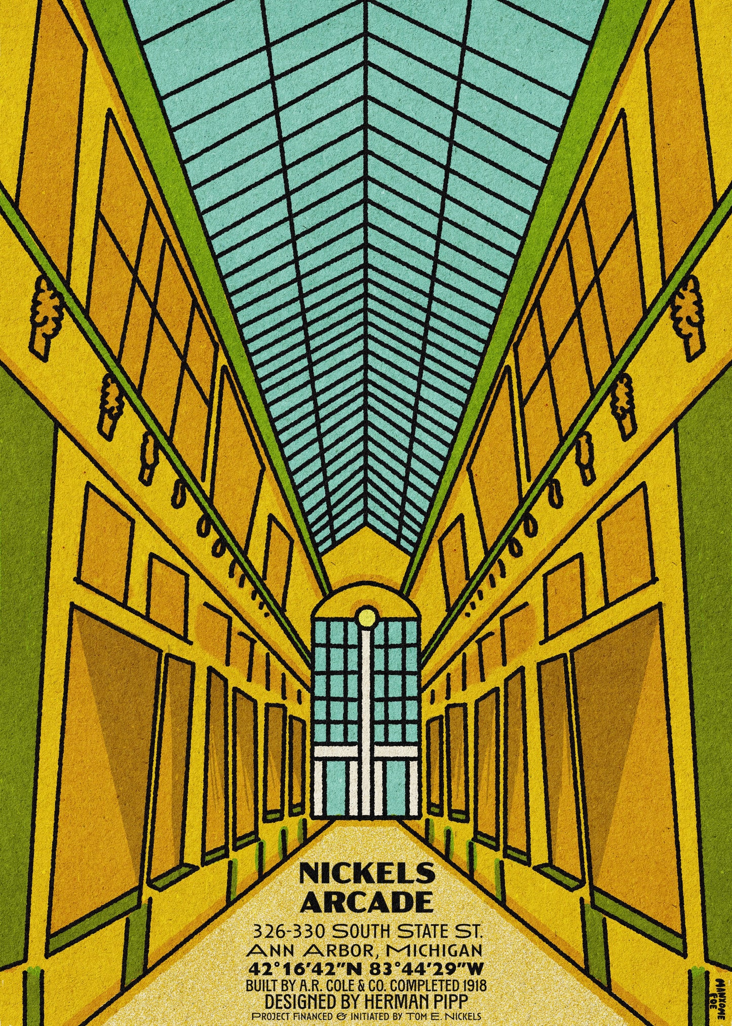 Nickels Arcade Print