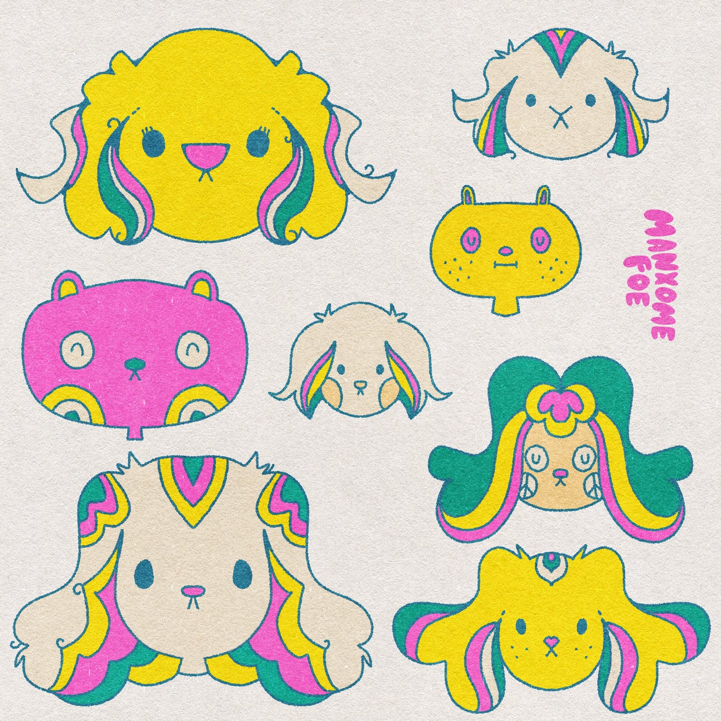 Furry Friends Sticker Pack