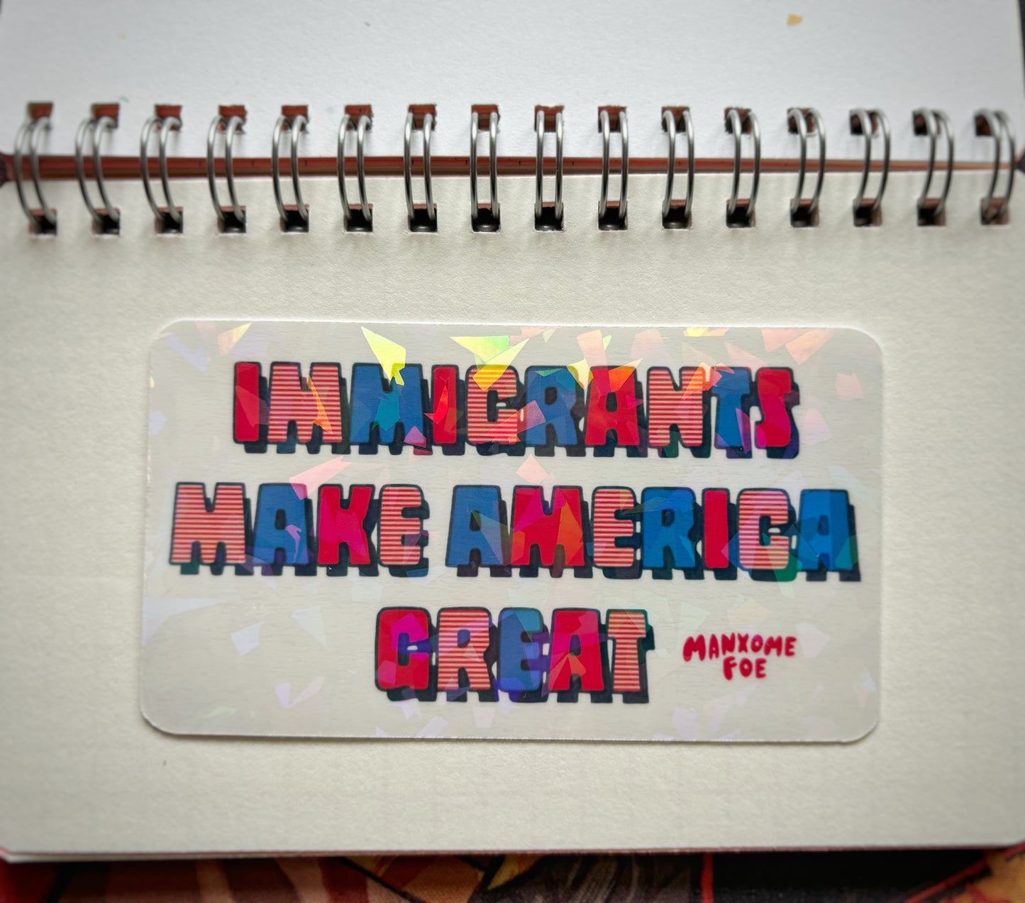 Immigrants Make America Great Sticker