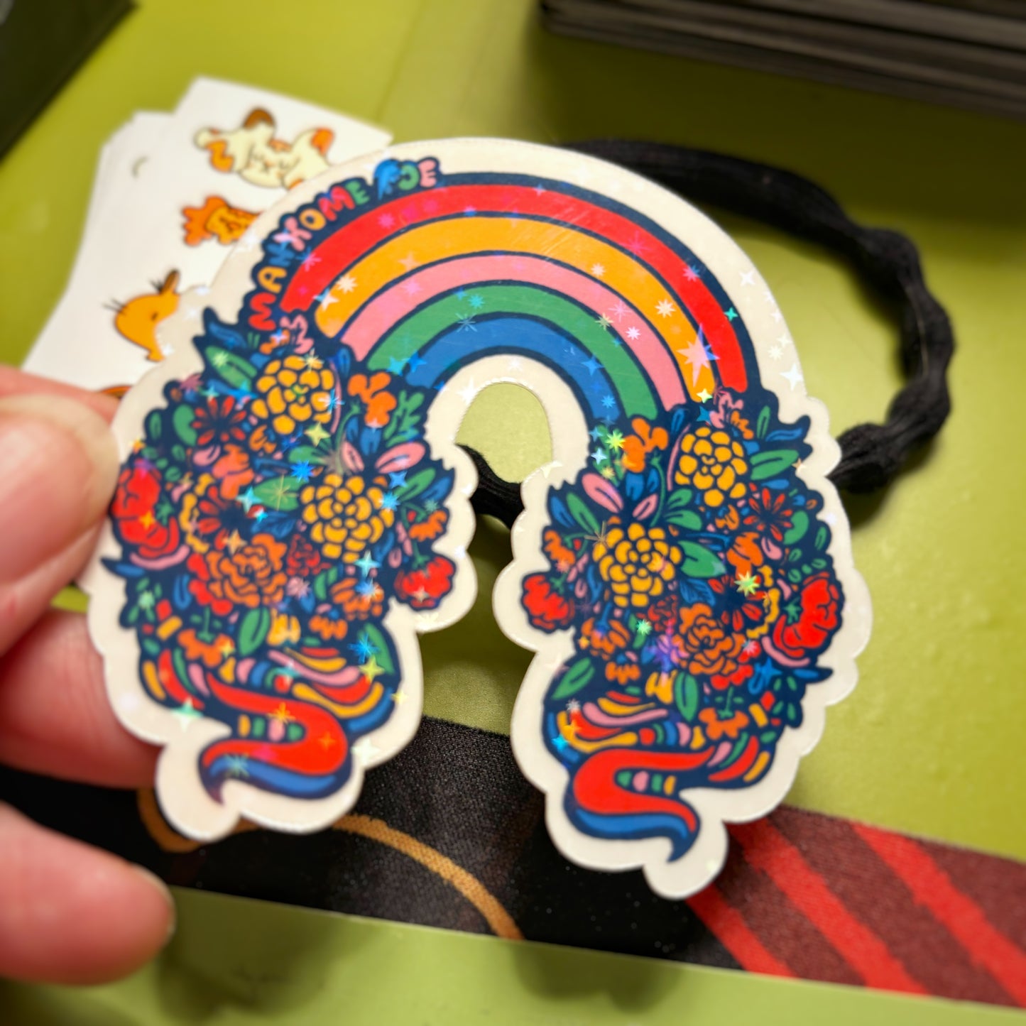 Rainbow Bouquet Sticker
