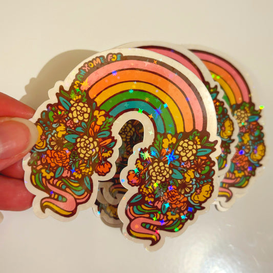 Rainbow Bouquet Sticker